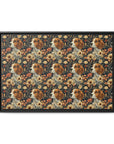 Beagle Blossoms Matte Canvas, Framed