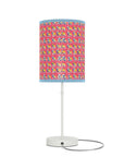 Bubblegum Glamour Bulldog Bouquet Lamp on a Stand