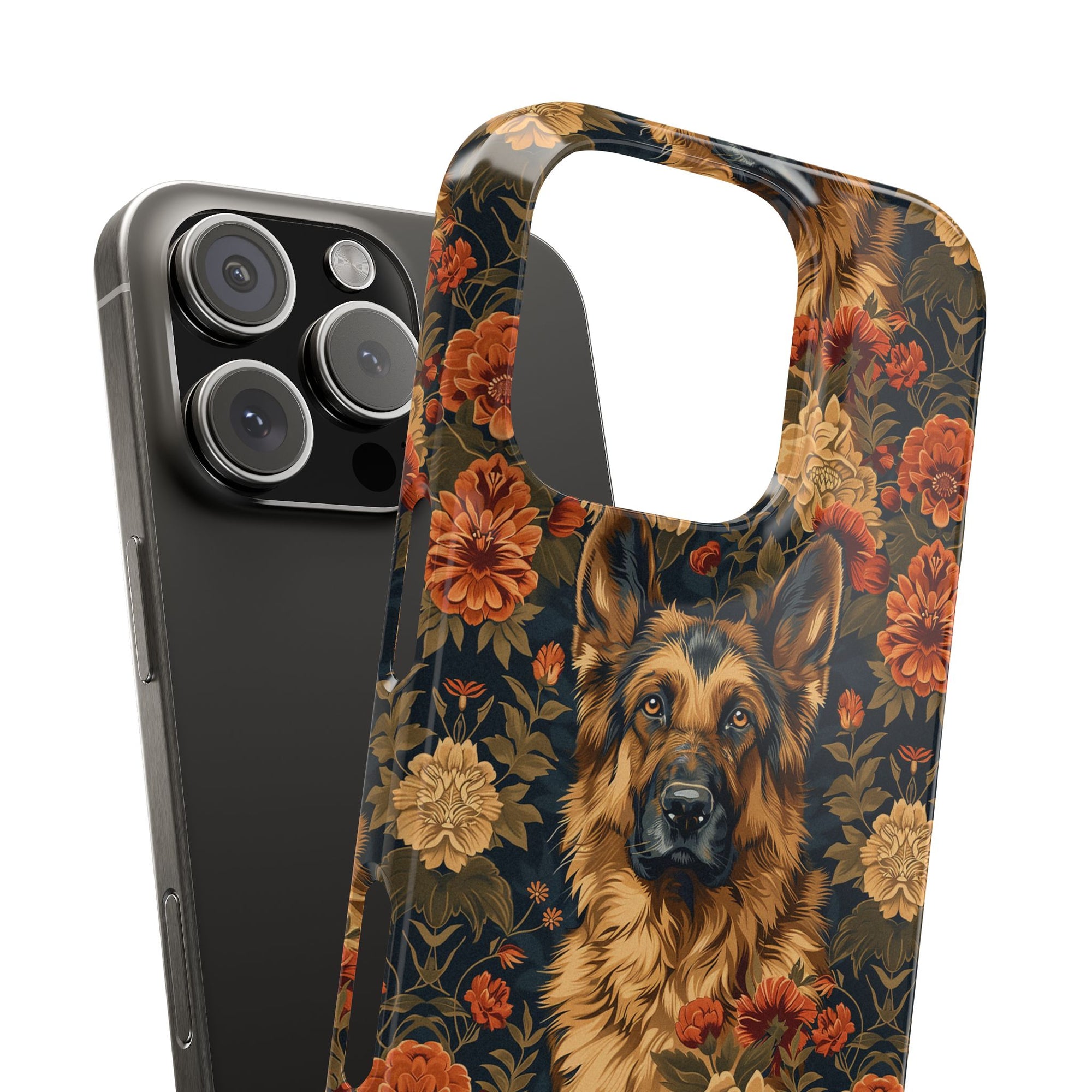 WhimsiWooly Shepherd Spritz Slim Phone Cases