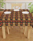 Golden Pawsatronic Tapestry Tablecloth