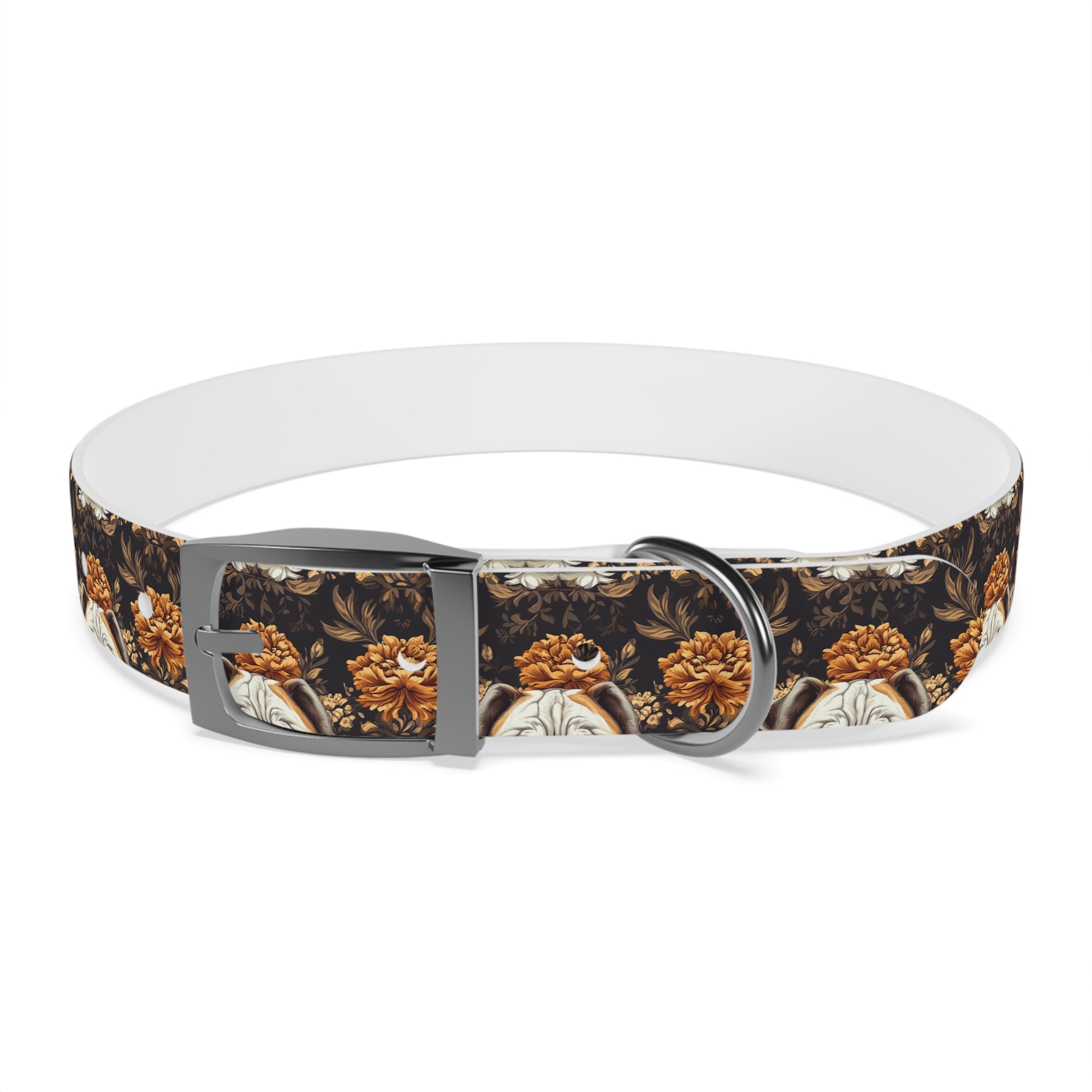 Bloomingly Bulldogistic Bouquet Dog Collar