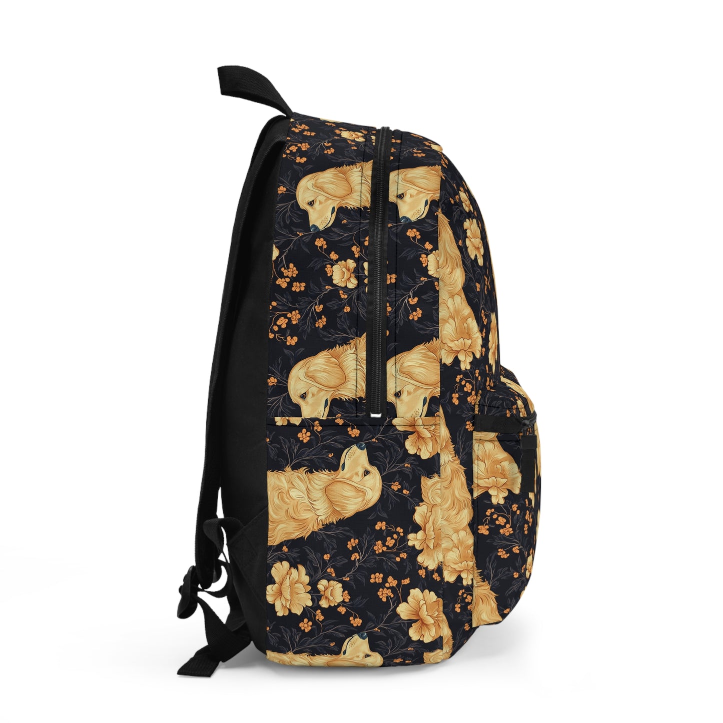 Golden Paws Floral Frenchie Backpack