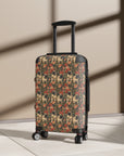 Blooming Pug Paradise Suitcase