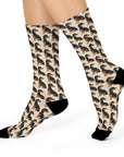 Whimsical Dachsund Dreamcatcher Cushioned Crew Socks