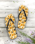 Golden Glitz 'n Glamour Woofwear Flip Flops