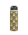 Corgi Charmz Stainless Steel Water Bottle