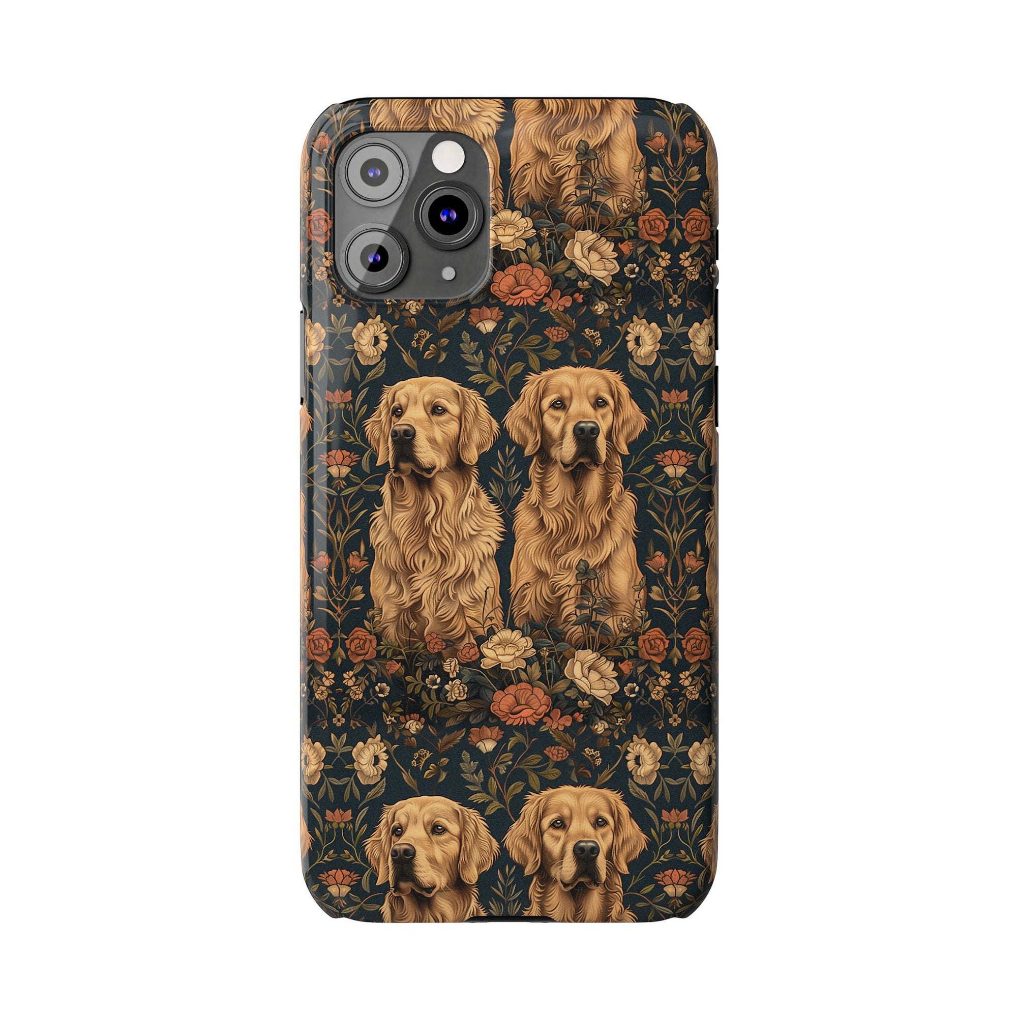 Fanciful Golden Paradise Blossom Slim Phone Cases