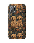 Fanciful Golden Paradise Blossom Slim Phone Cases