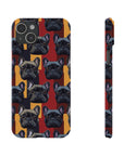 Chic Canine Checkmate - Frenchie Edition Slim Phone Cases