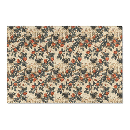 The Pug Elysium - Creamy Luxury Area Rug