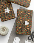 Labrador Lush Pooch Tapestry Wrapping Paper