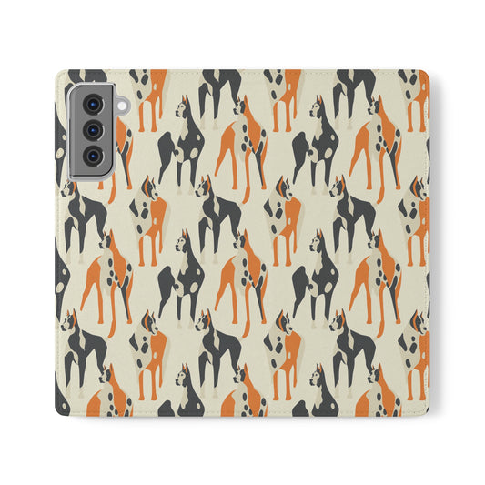 Dashing Dane Divinity Flip Cases