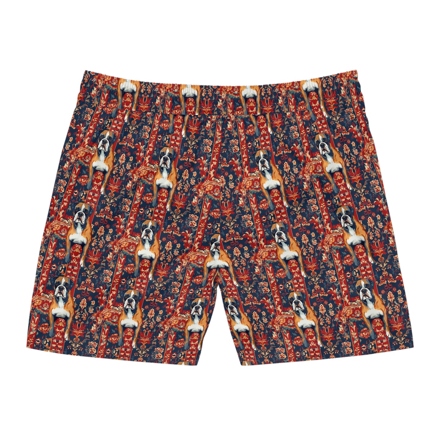 Boxer Blossom Tapestry Delight Men's Mid-Length Swim Shorts