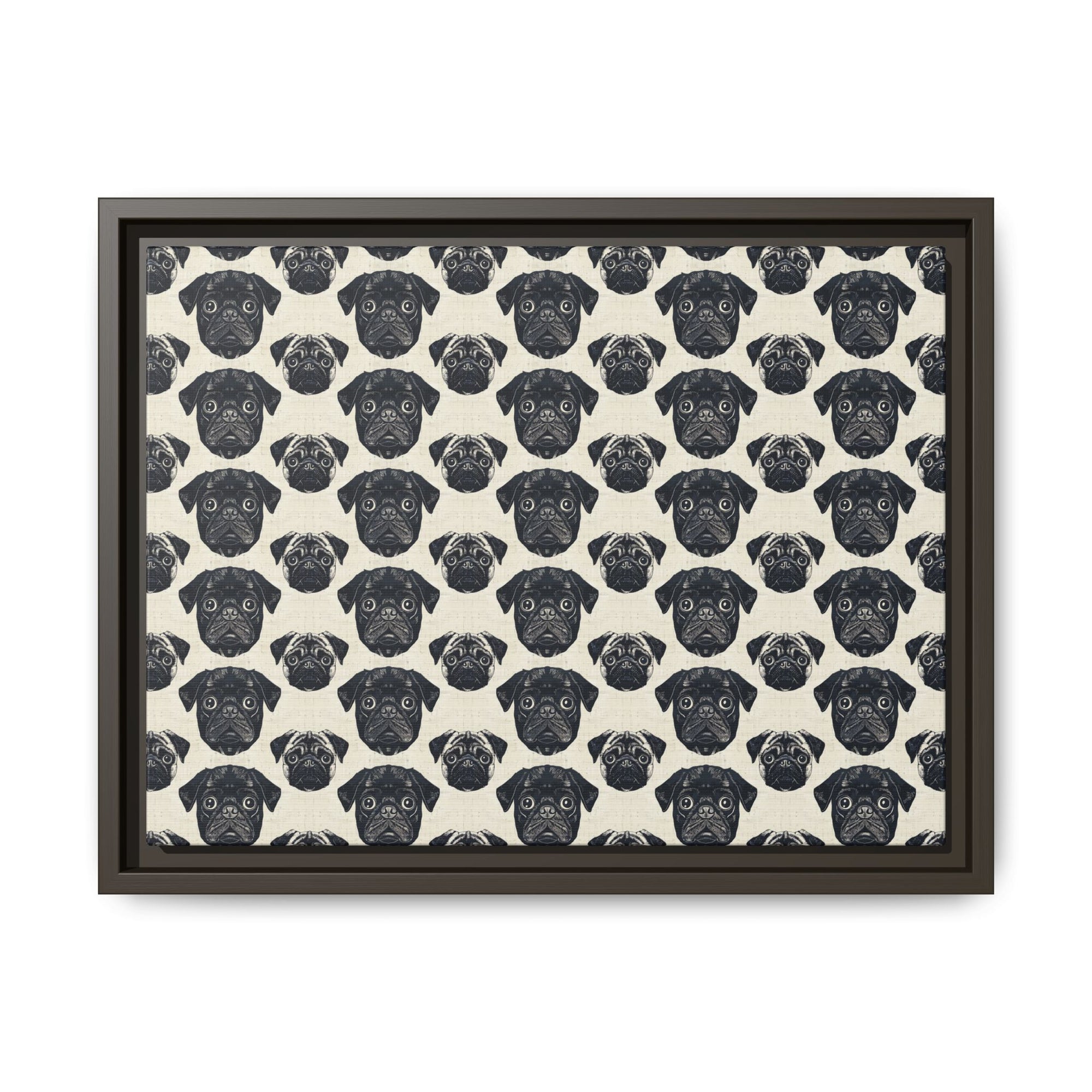 Pugalicious Enchantment Matte Canvas, Framed