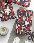 Bulldoggy Bliss Chomper Wrapping Paper