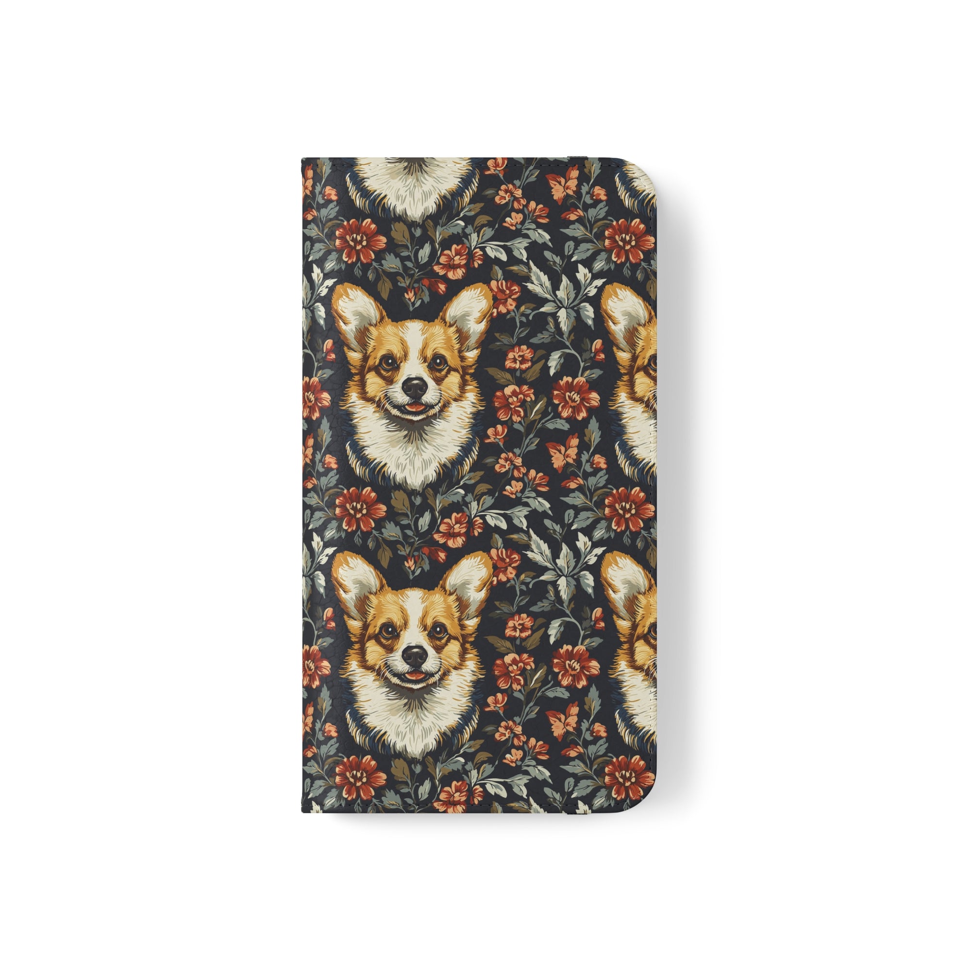 Floofy Corgi Blossom Blast Flip Cases