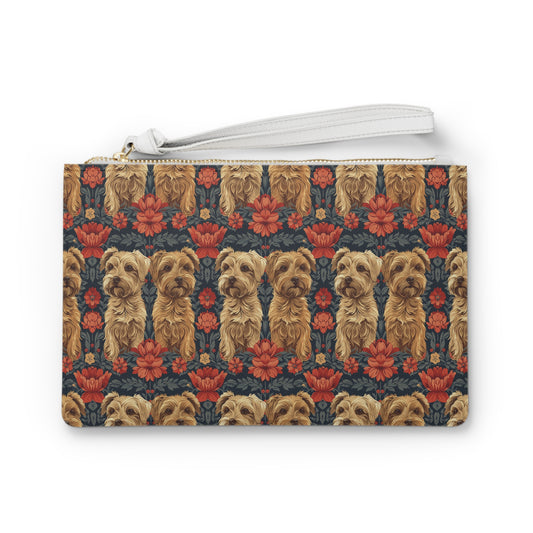 Yorkie Charm Twins Clutch Bag