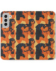 Rottweiler Chic Pawsitivity Flip Cases