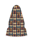 Pawsome Rottweiler Royalty Plaid Pet Hoodie