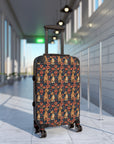 Floral Pawsome Dachsund Delight Suitcase