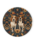 Beagle Buddies Meadow Magic Cork Back Coaster