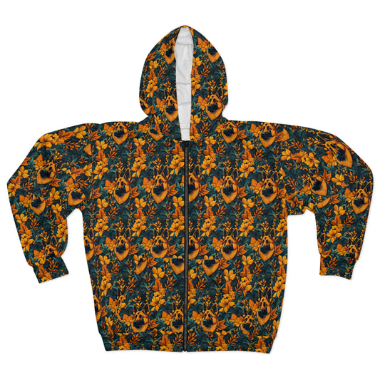 Safari Shepherd Strut Unisex Zip Hoodie