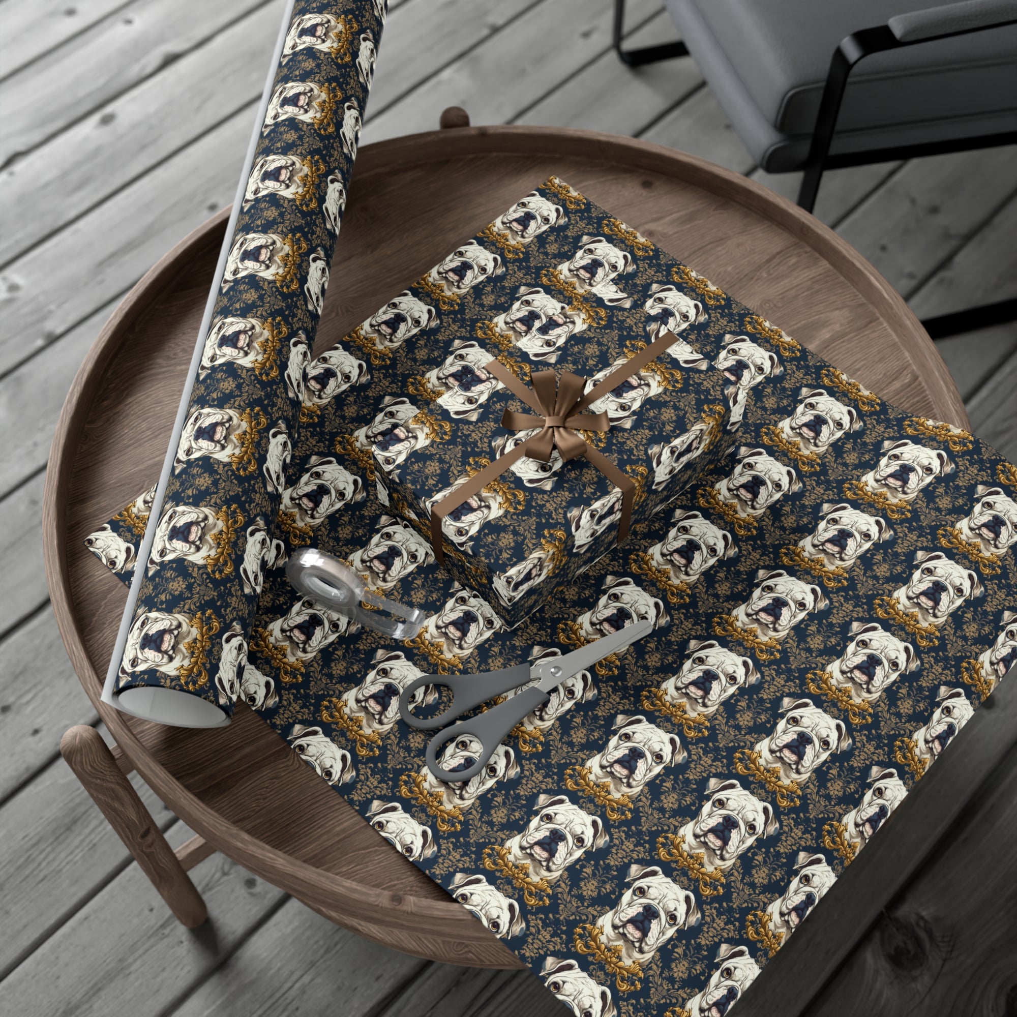 Wildwood Wanderlust Bulldog Gift Wrap Papers