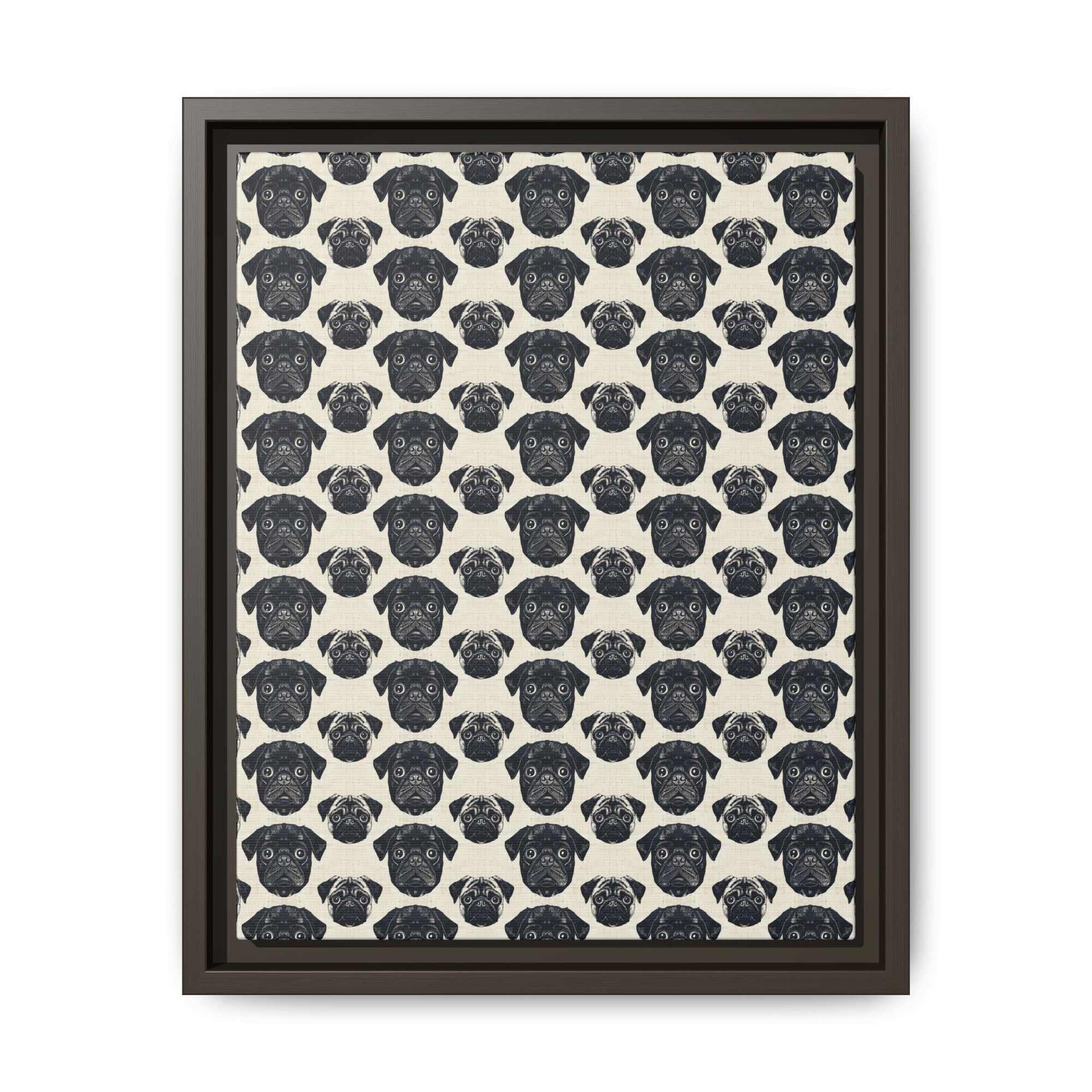 Pugalicious Enchantment Matte Canvas, Framed