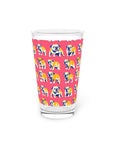 Bubblegum Glamour Bulldog Bouquet Pint Glass