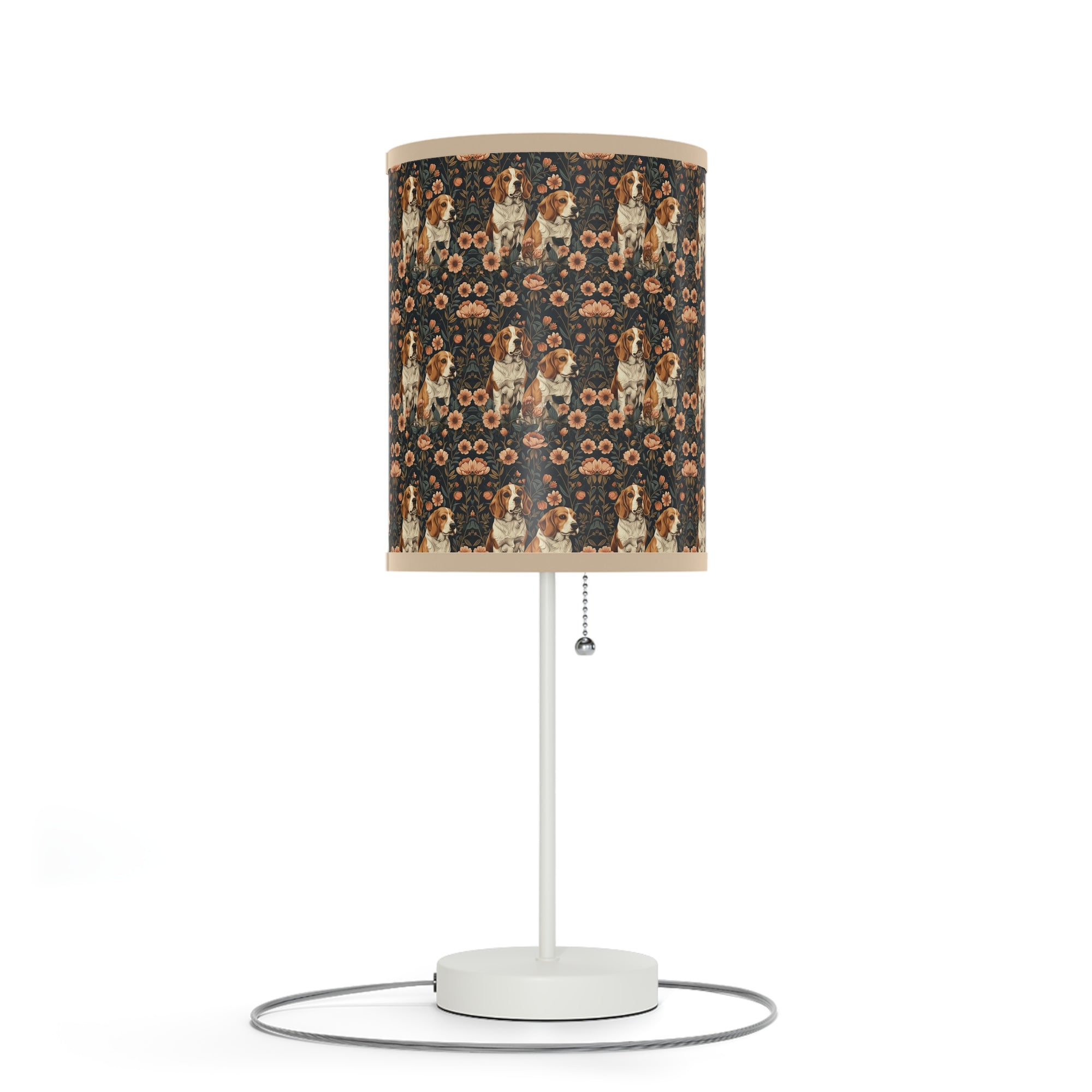 Beagle Blossom Bonanza Lamp on a Stand