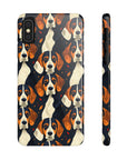 Beagle Glimmer Gaze Glamour Slim Phone Cases