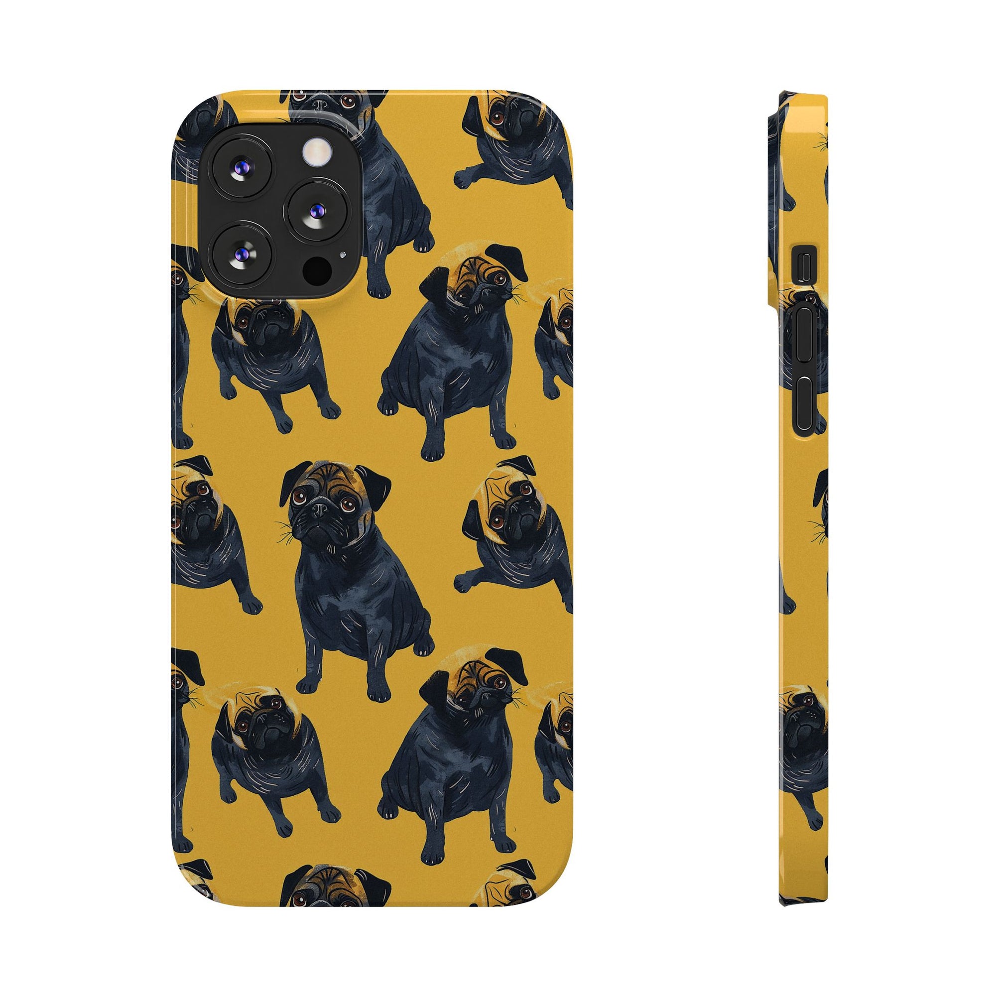 Puglet Posh Paradise Slim Phone Cases