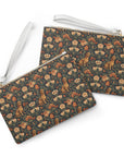 Dazzling Dachsund Blossoms & Foliage Clutch Bag