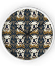 Wildwood Wanderlust Bulldog Wall Clock