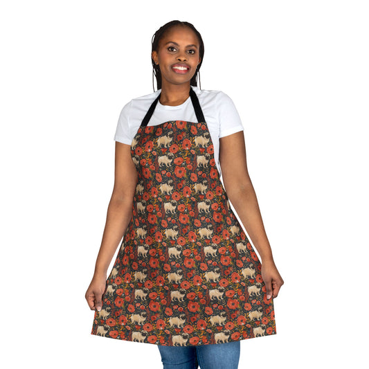 Pug Paradise Playpen Apron