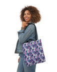 Funky Geometric Boxerista Canvas Tote Bag