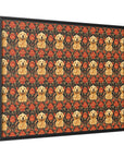 Golden Pawsatronic Tapestry Matte Canvas, Framed