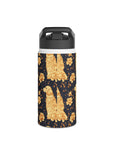 Golden Paws Floral Frenchie Stainless Steel Water Bottle