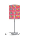 Bubblegum Glamour Bulldog Bouquet Lamp on a Stand