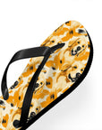 Golden Glitz 'n Glamour Woofwear Flip Flops