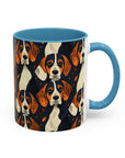 Beagle Glimmer Gaze Glamour Accent Coffee Mug