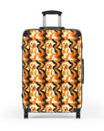 Golden Woof Abstract Glamour Suitcase