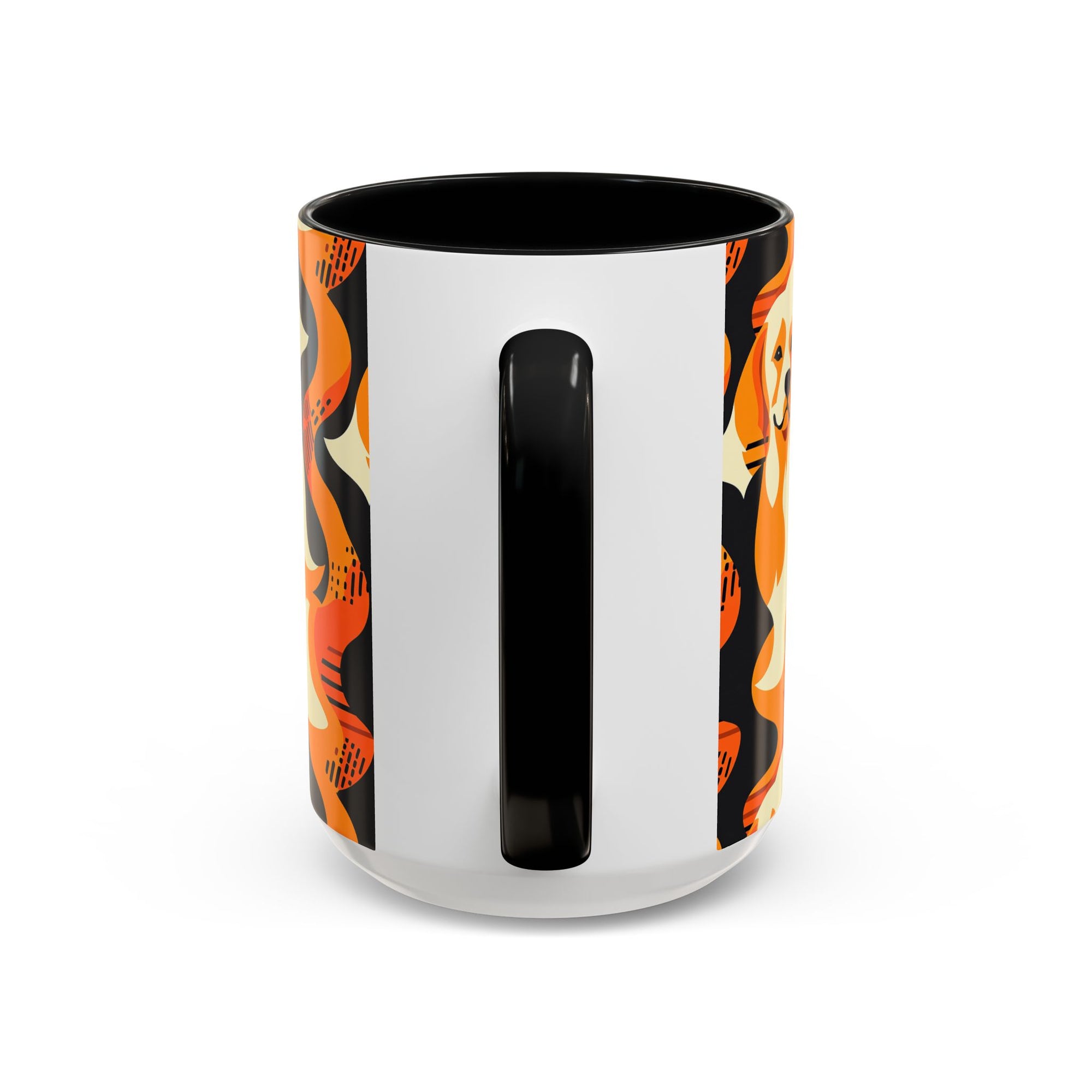 Golden Woof Abstract Glamour Accent Coffee Mug