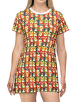 Corgi Chic Popart Pup T-Shirt Dress