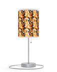 Golden Woof Abstract Glamour Lamp on a Stand