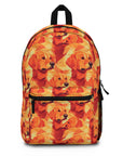 Golden Glamour Paws Backpack