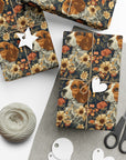 Beagle Blossoms Gift Wrap Papers