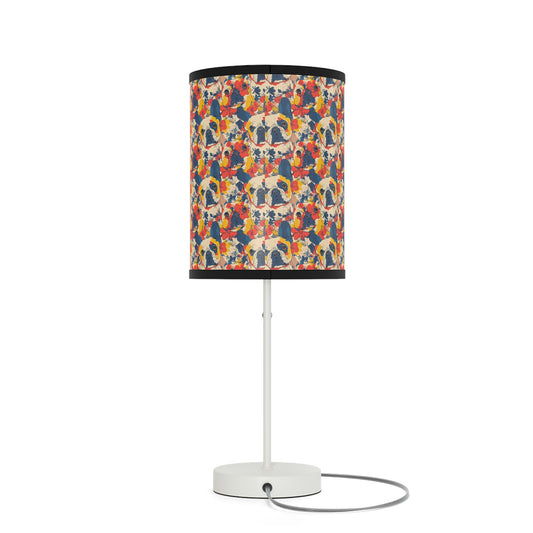 Bloom Pup Frenchietastic Splatter Lamp on a Stand