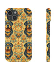 Royal Rottie Regalia Slim Phone Cases