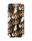 Beagle Glimmer Gaze Glamour Slim Phone Cases